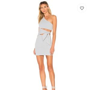 revolve alexander dress in cool blue